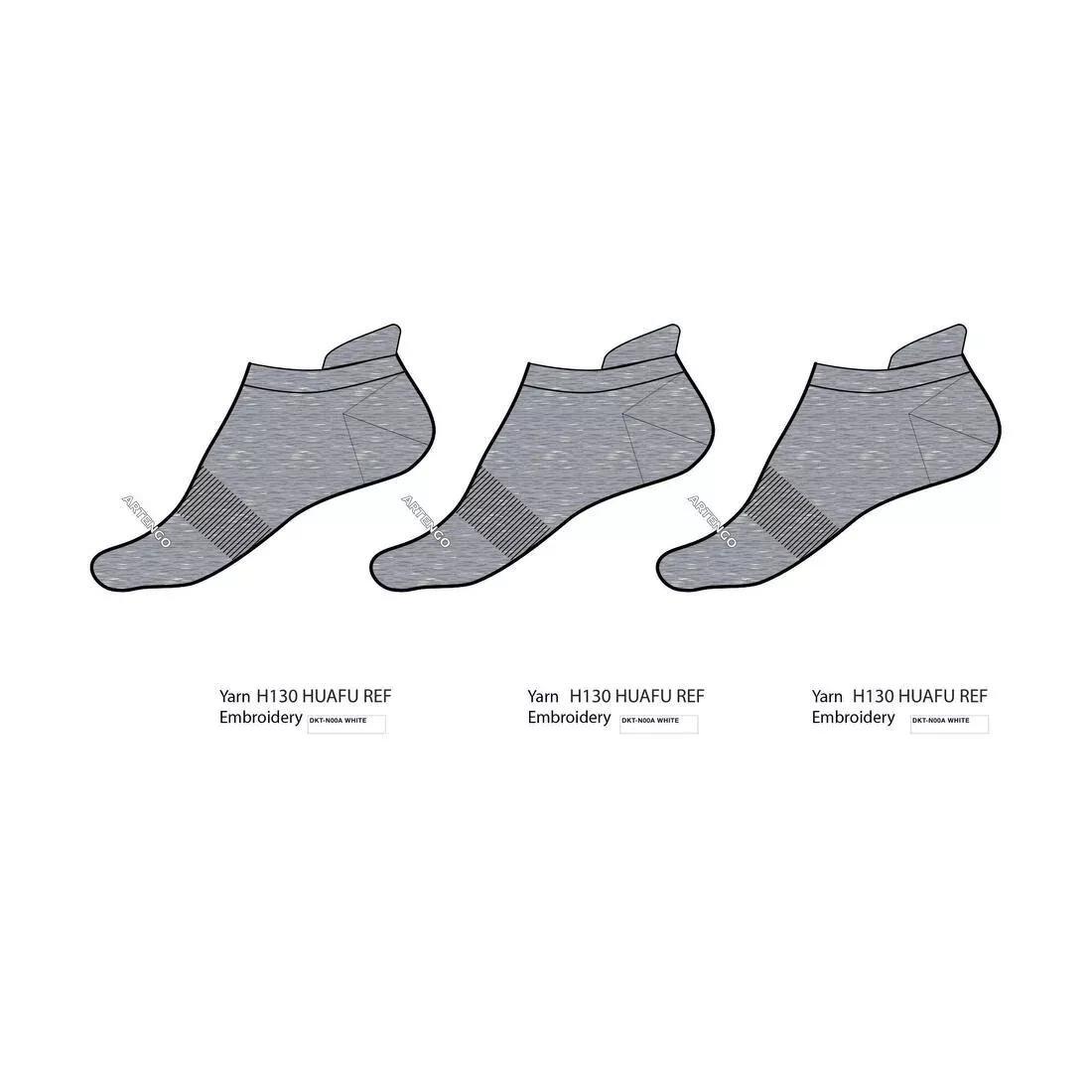 Unisex Rs 160 Low Sports Socks Tri-Pack, Granite, No Color, large image number 14