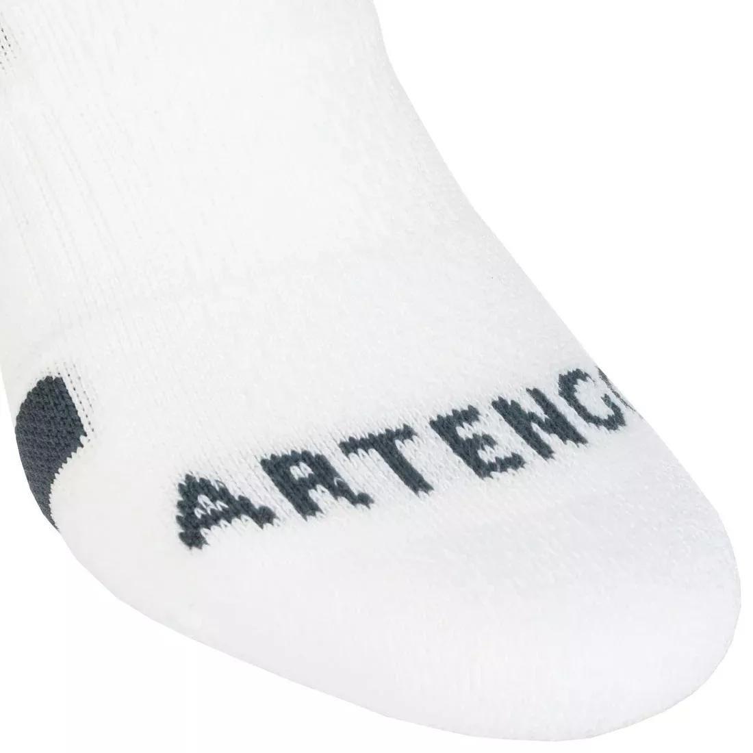 ARTENGO - Unisex Rs 560 Mid Sports Socks Tri-Pack, Black