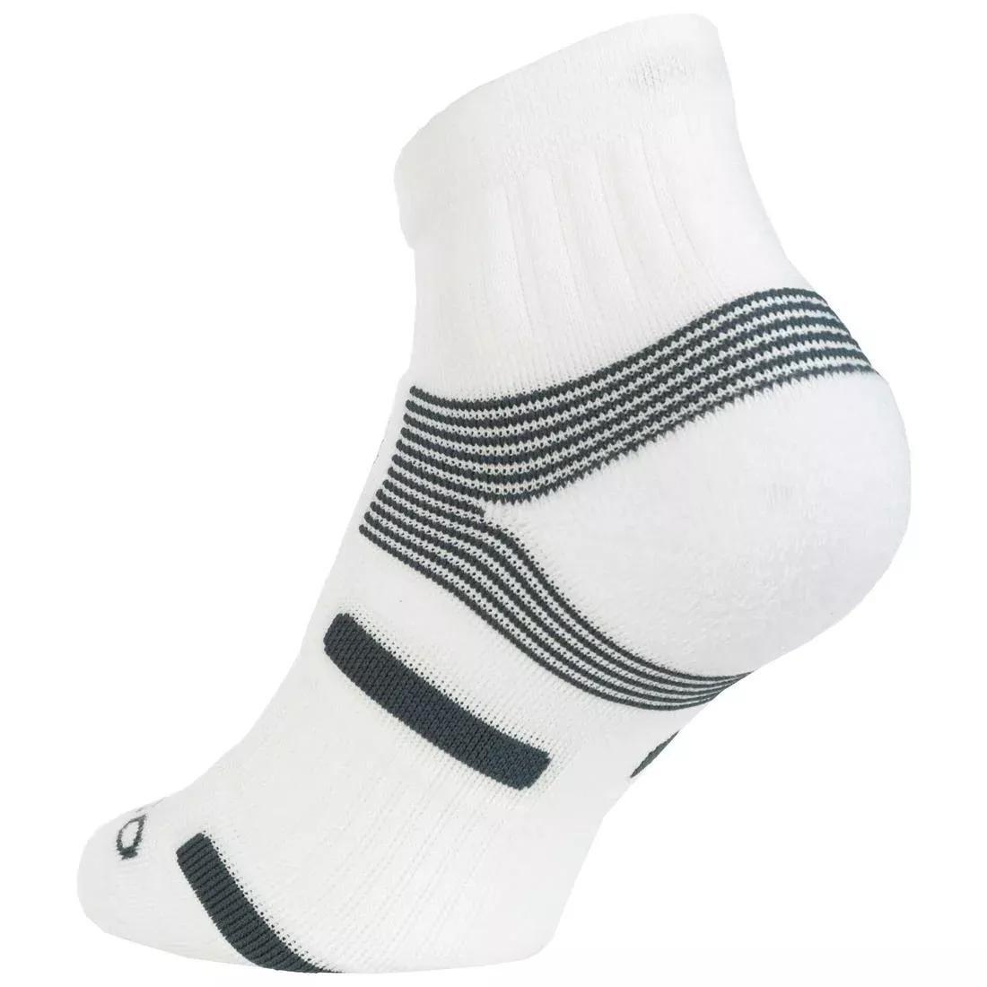 ARTENGO - Unisex Rs 560 Mid Sports Socks Tri-Pack, Black