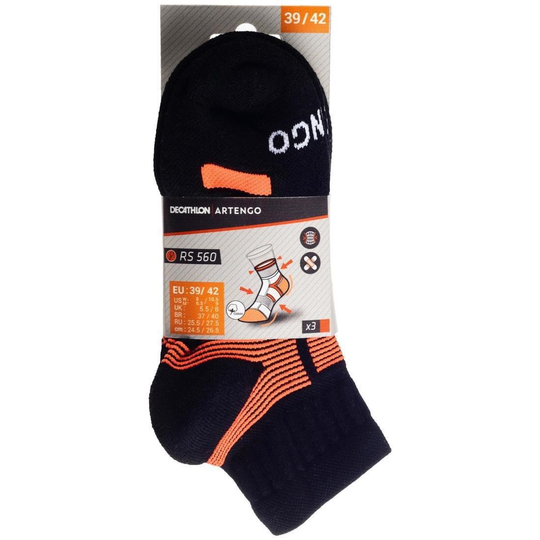 Unisex Rs 560 Mid Sports Socks Tri-Pack, Black, , large image number 9