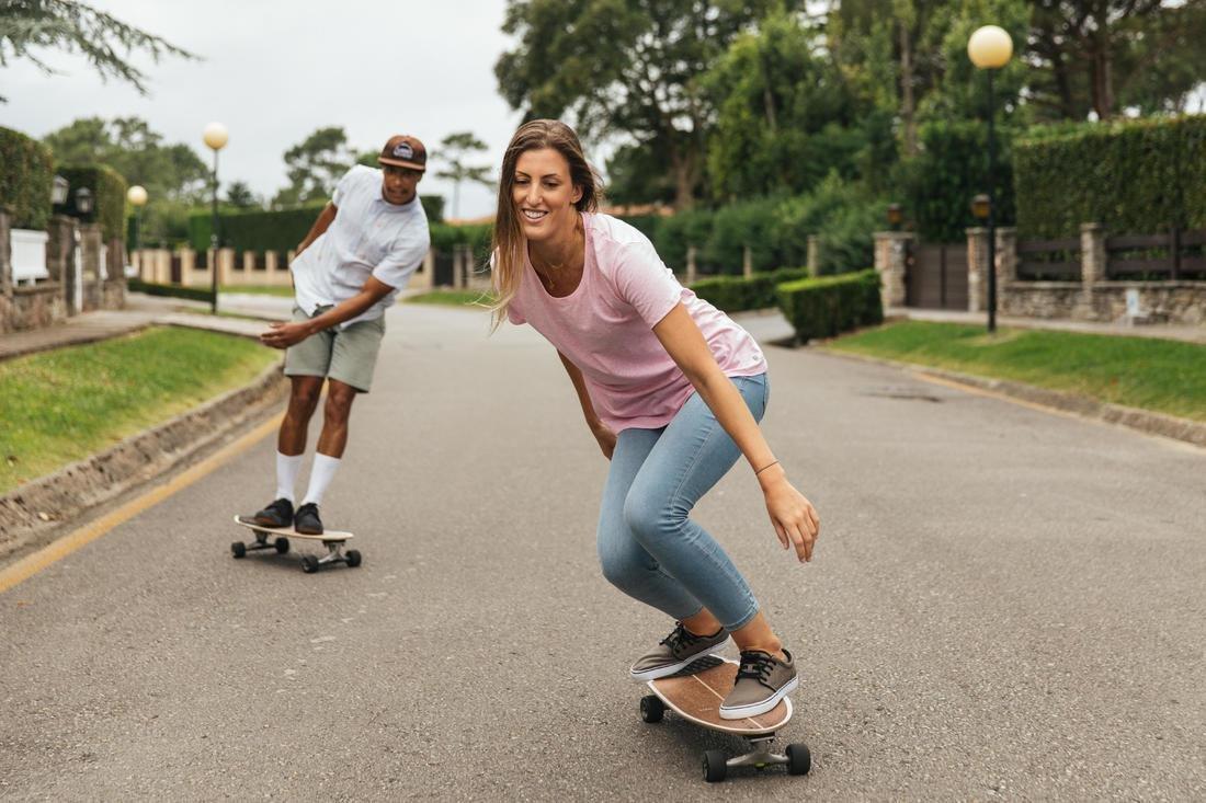 Longboard Surfskate Carve 540 Bird, Brown, No Color, medium