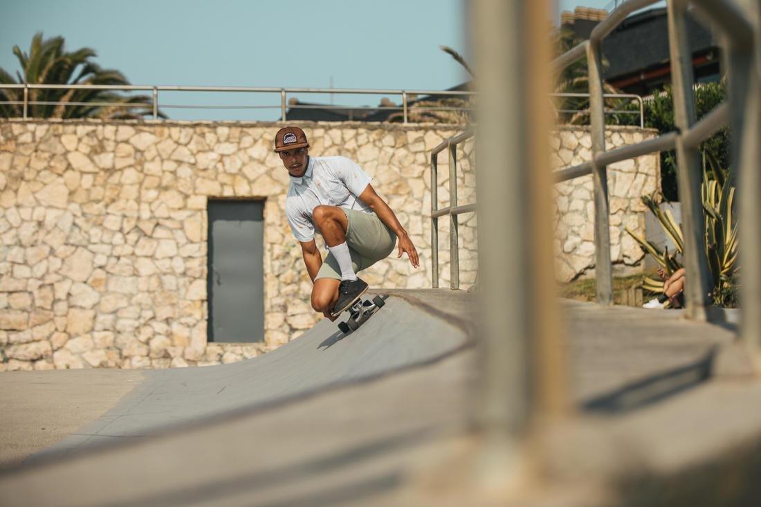 Longboard Surfskate Carve 540 Bird, Brown, No Color, medium