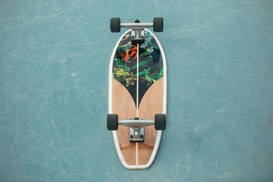 Longboard Surfskate Carve 540 Bird, Brown, No Color, large image number 9
