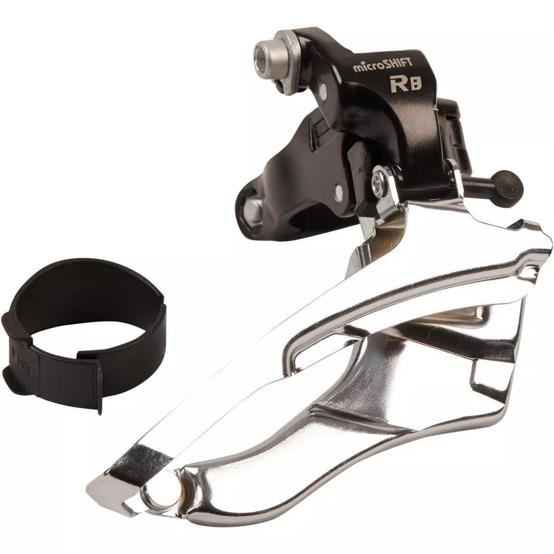 Microshift 3x8 31.8 Down Pull Front Derailleur, No Color, medium
