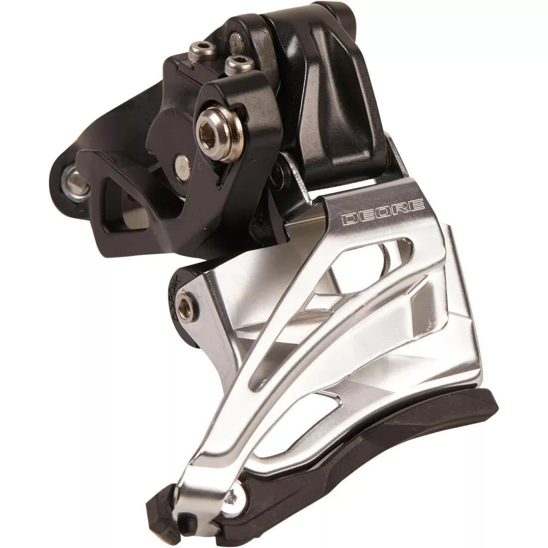 ROCKRIDER--DERAILLEUR FT 2X10 34.9 DEORE HIGH CLAMP, No Color, medium