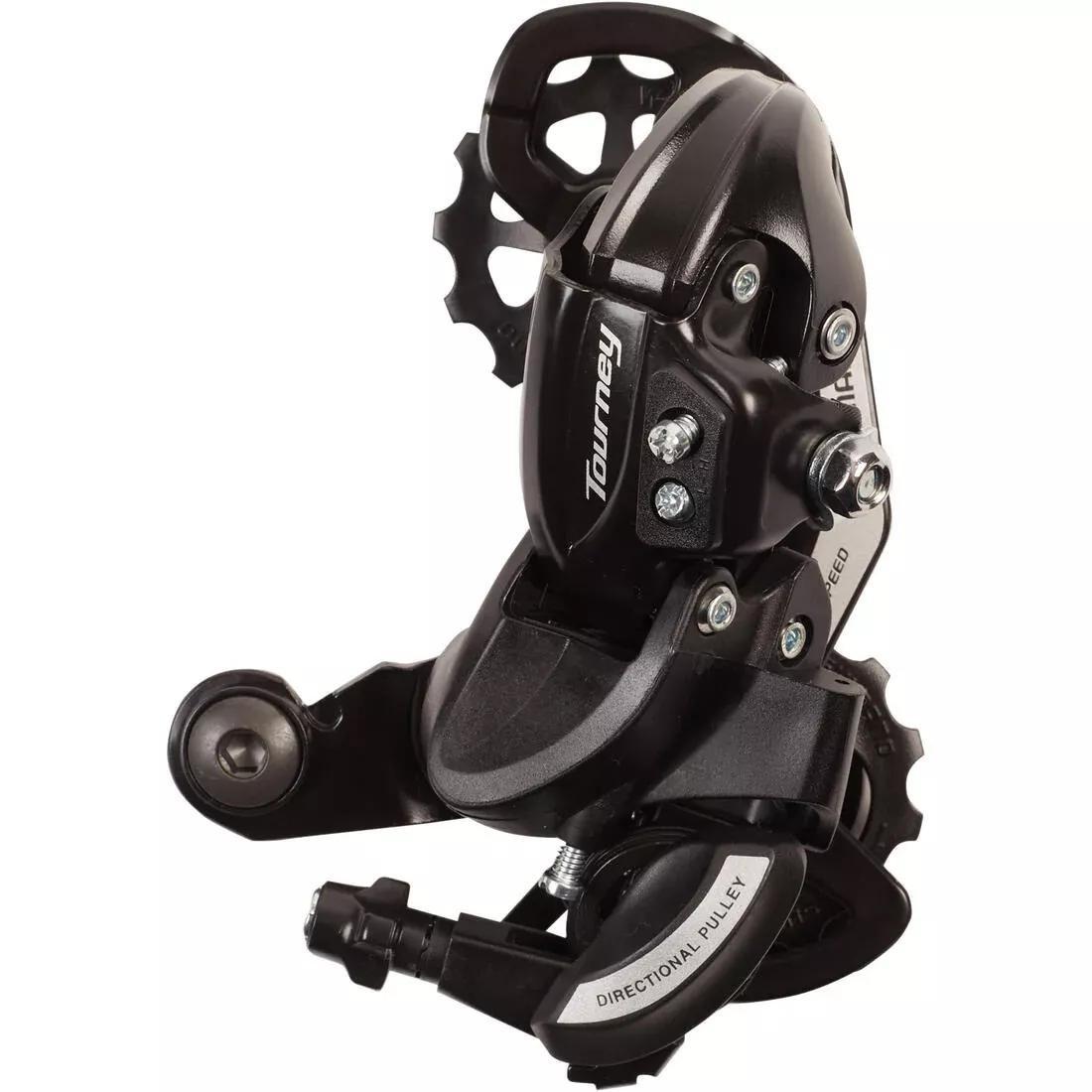 6/7-Speed Rear Derailleur - Tourney Ty500, Black, No Color, medium
