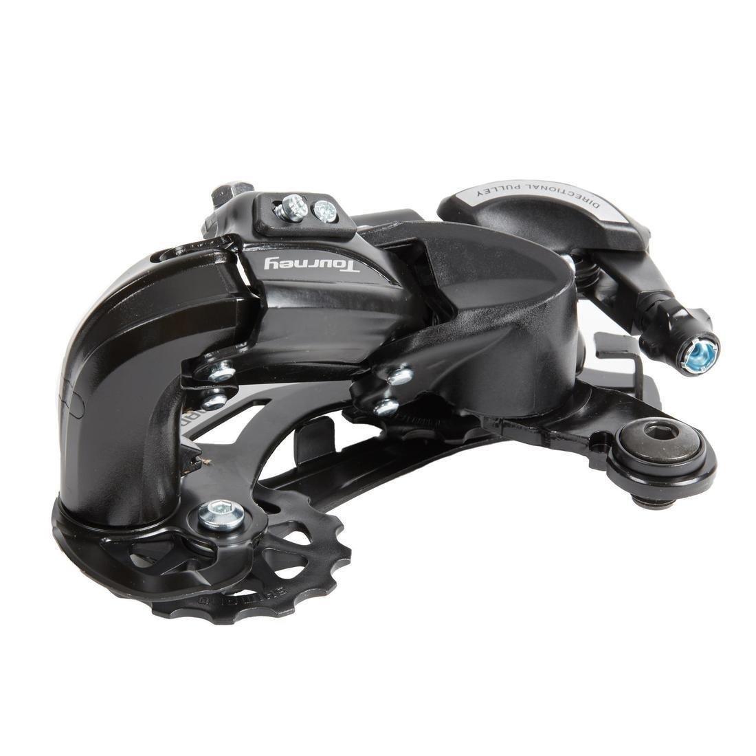 6/7-Speed Rear Derailleur - Tourney Ty500, Black, No Color, medium