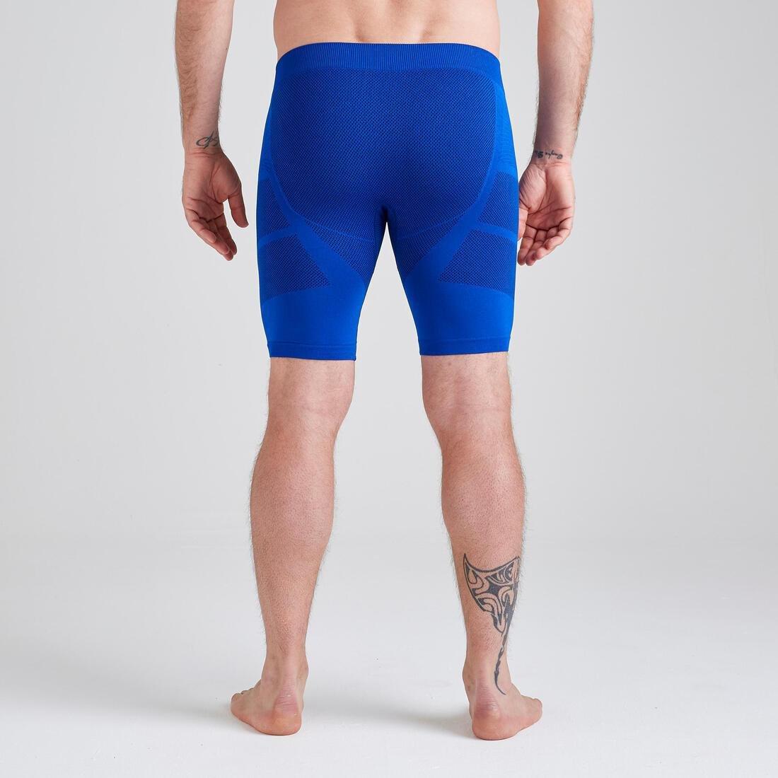 INDIGO BLUE Men's Football Undershorts Keepdry 500, , large image number 3