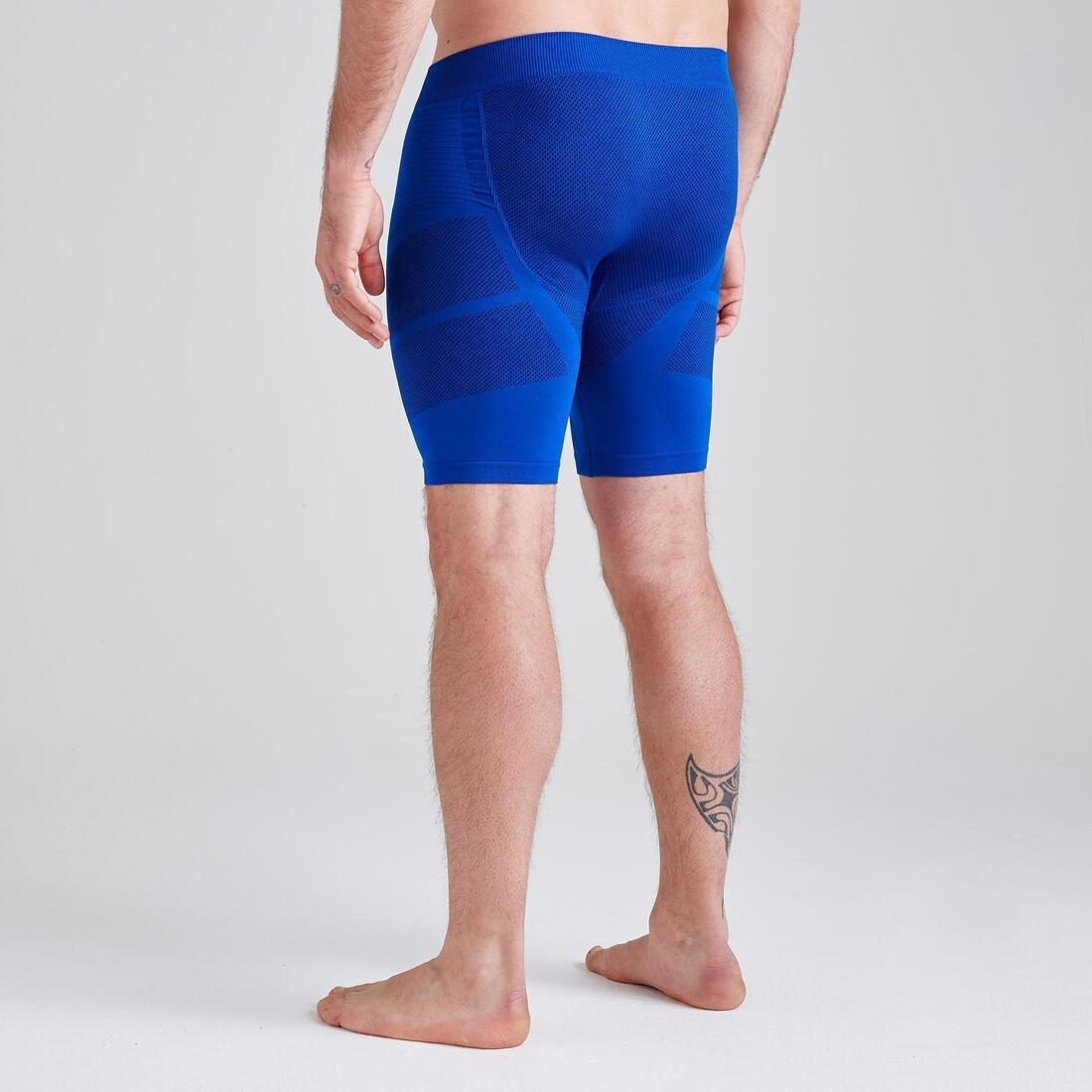 INDIGO BLUE Men's Football Undershorts Keepdry 500, , large image number 4