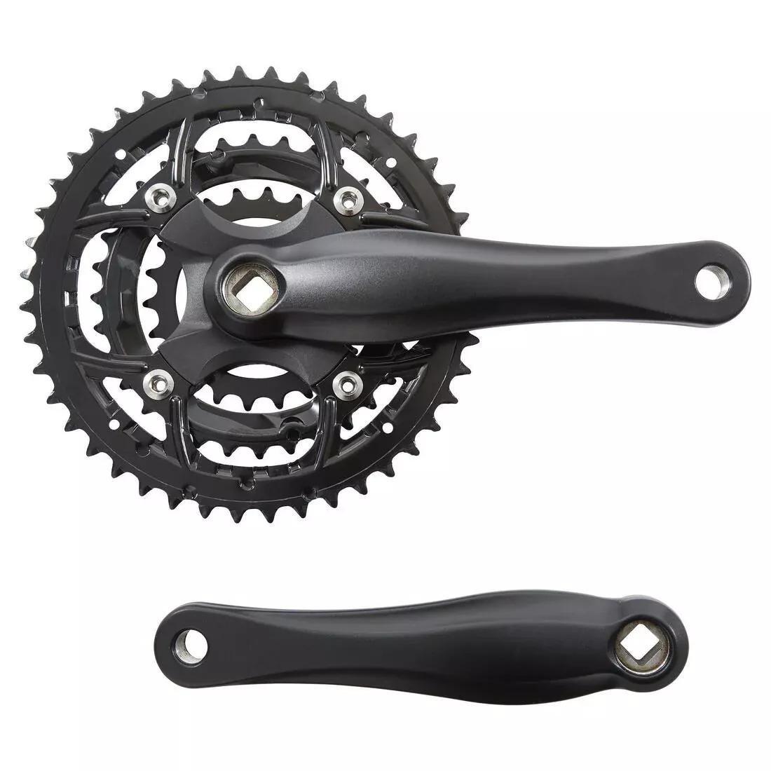 7-8-9-Speed MTB Triple Crankset 44/32/22 175 mm Square Axle, No Color, large image number 0