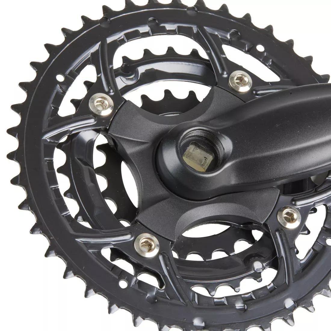 7-8-9-Speed MTB Triple Crankset 44/32/22 175 mm Square Axle, No Color, large image number 1