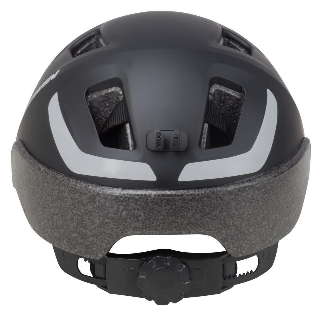 BLACK Adults Cycling Helmet - 100 Series, No Color, large image number 3
