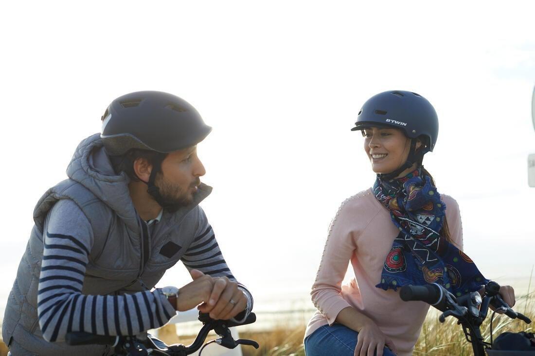 BLACK Adults Cycling Helmet - 100 Series, No Color, large image number 8