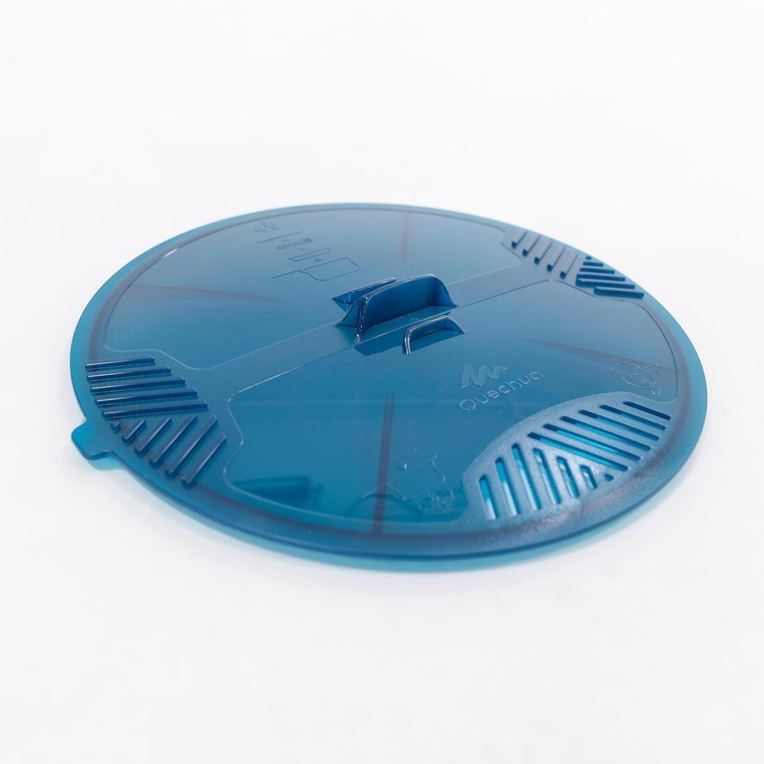 Hiker's Camping Stainless Steel Cooking Set MH100 4 People, Dark Grey, No Color, medium