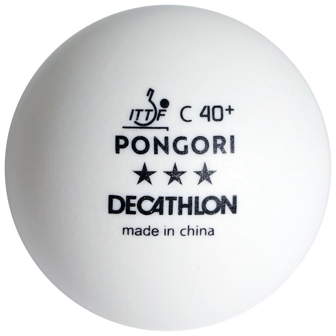 PONGORI - Table Tennis Balls Ttb 900C, White