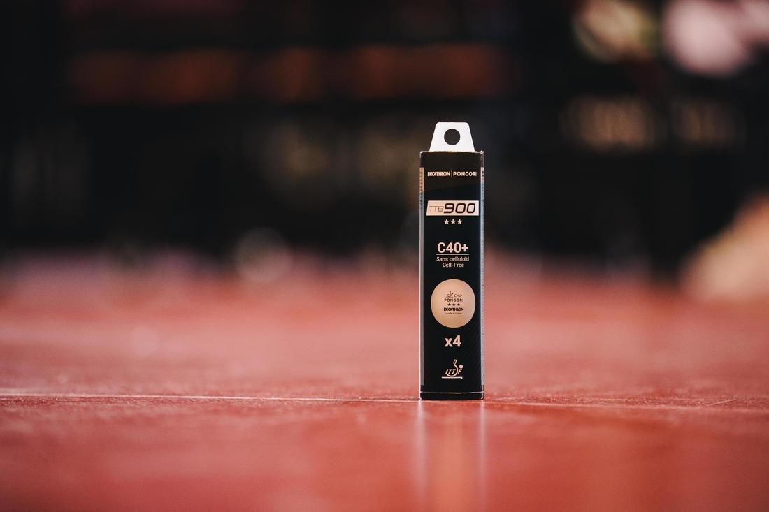 Table Tennis Balls Ttb 900C, White, No Color, medium