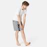NYAMBA - FitnessLong Slim-Fit StretchCotton Shorts With Zip Pockets, Dark Grey