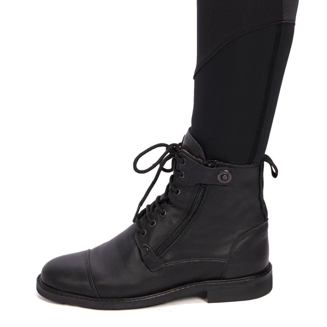 500 Mesh Women's Lightweight Horse Riding Jodhpurs, Black, No Color, large image number 10