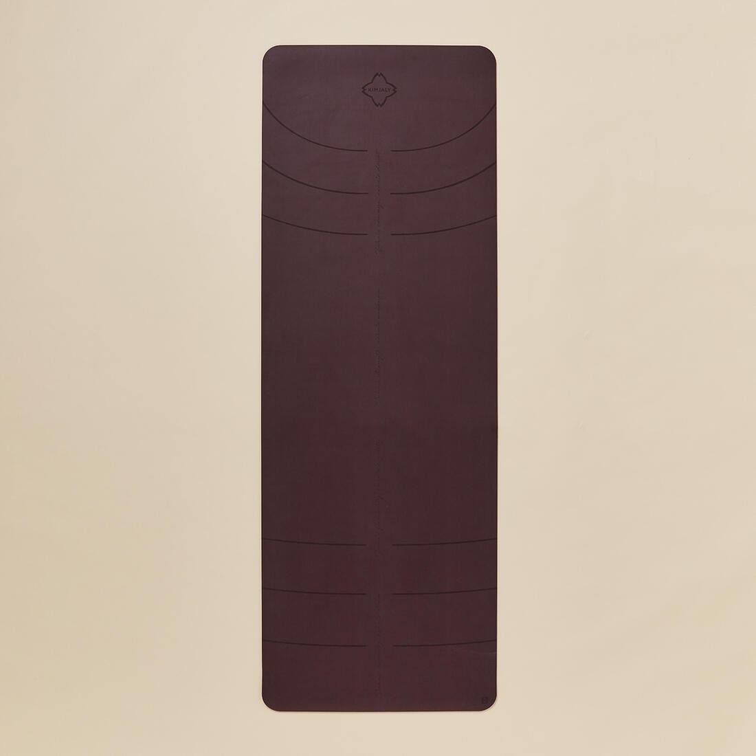 KIMJALY - Yoga Mat Grip +, Maroon