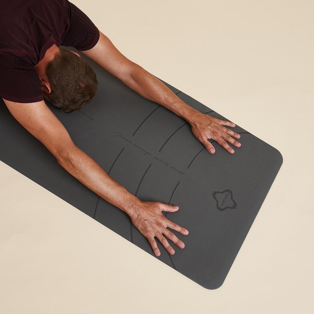KIMJALY - Yoga Mat Grip +, Maroon