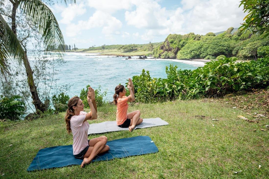 Travel Yoga Mat, Grey, No Color, large image number 6