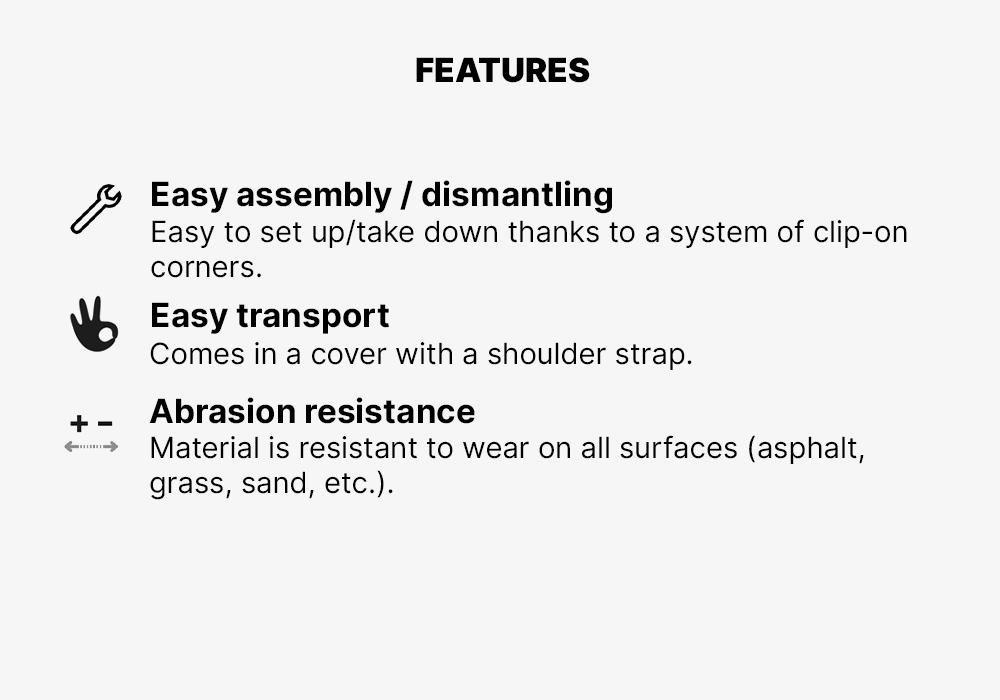 Football Goal Kage, Black, No Color, medium