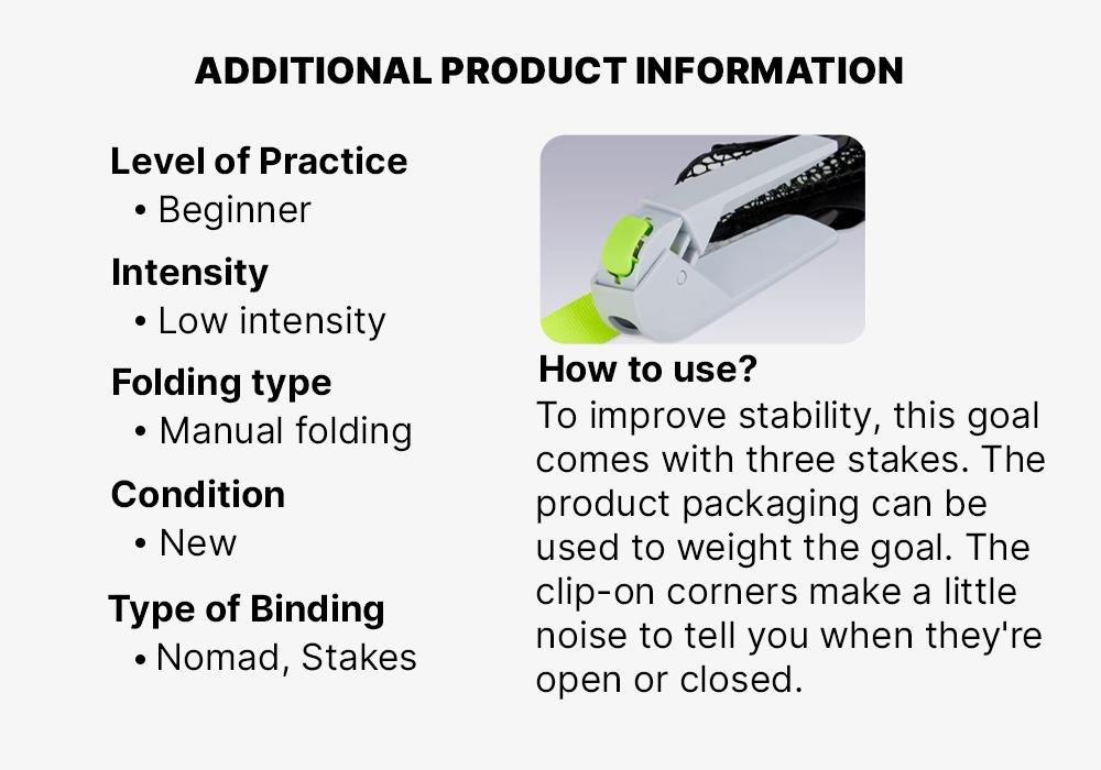 Football Goal Kage, Black, No Color, medium