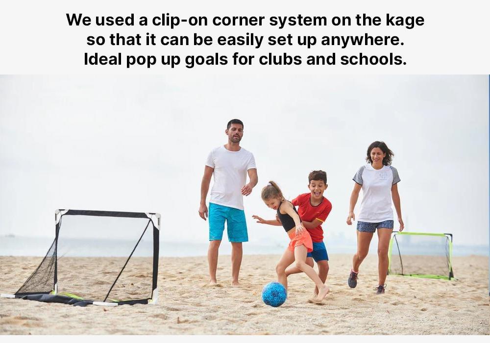 Football Goal Kage, Black, No Color, medium