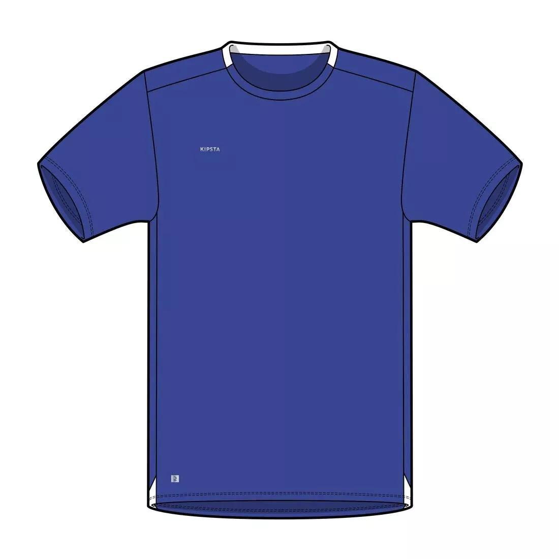 Adult Football Eco-Design Shirt F100, Bright Indigo, , large image number 12