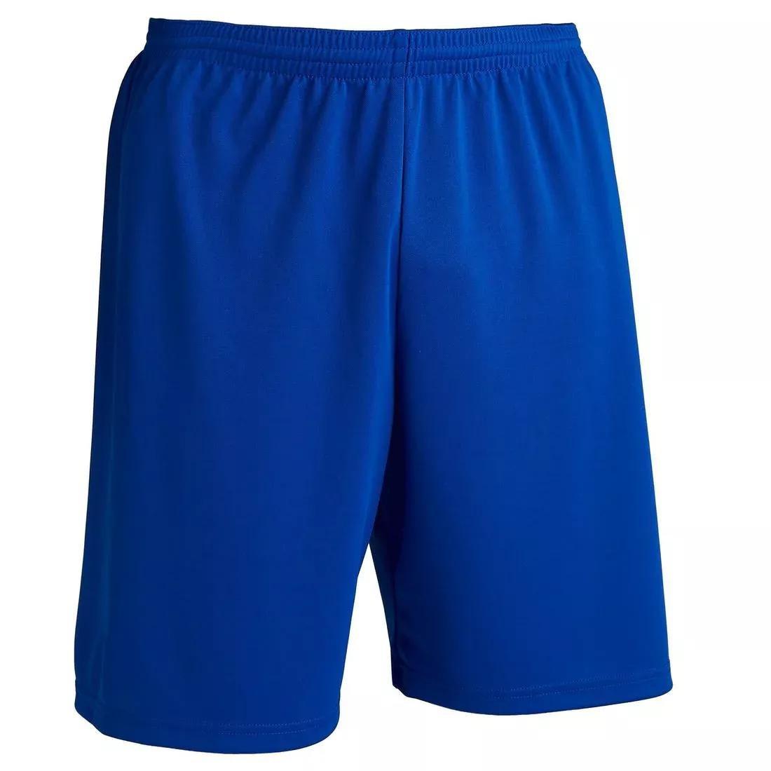 Adult Football Eco-Design Shorts F100, Bright Indigo, , large image number 1
