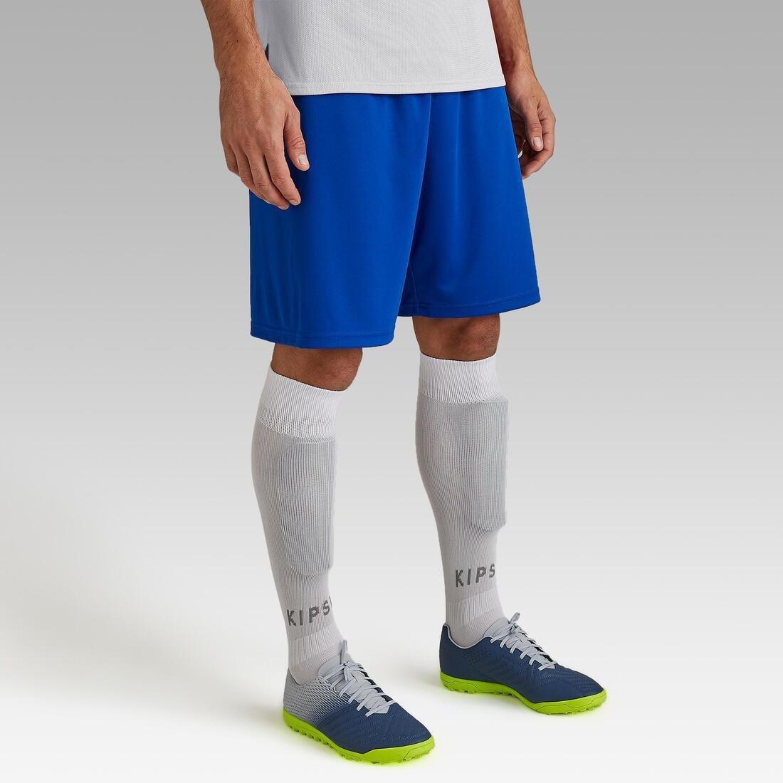 Adult Football Eco-Design Shorts F100, Bright Indigo, , large image number 9