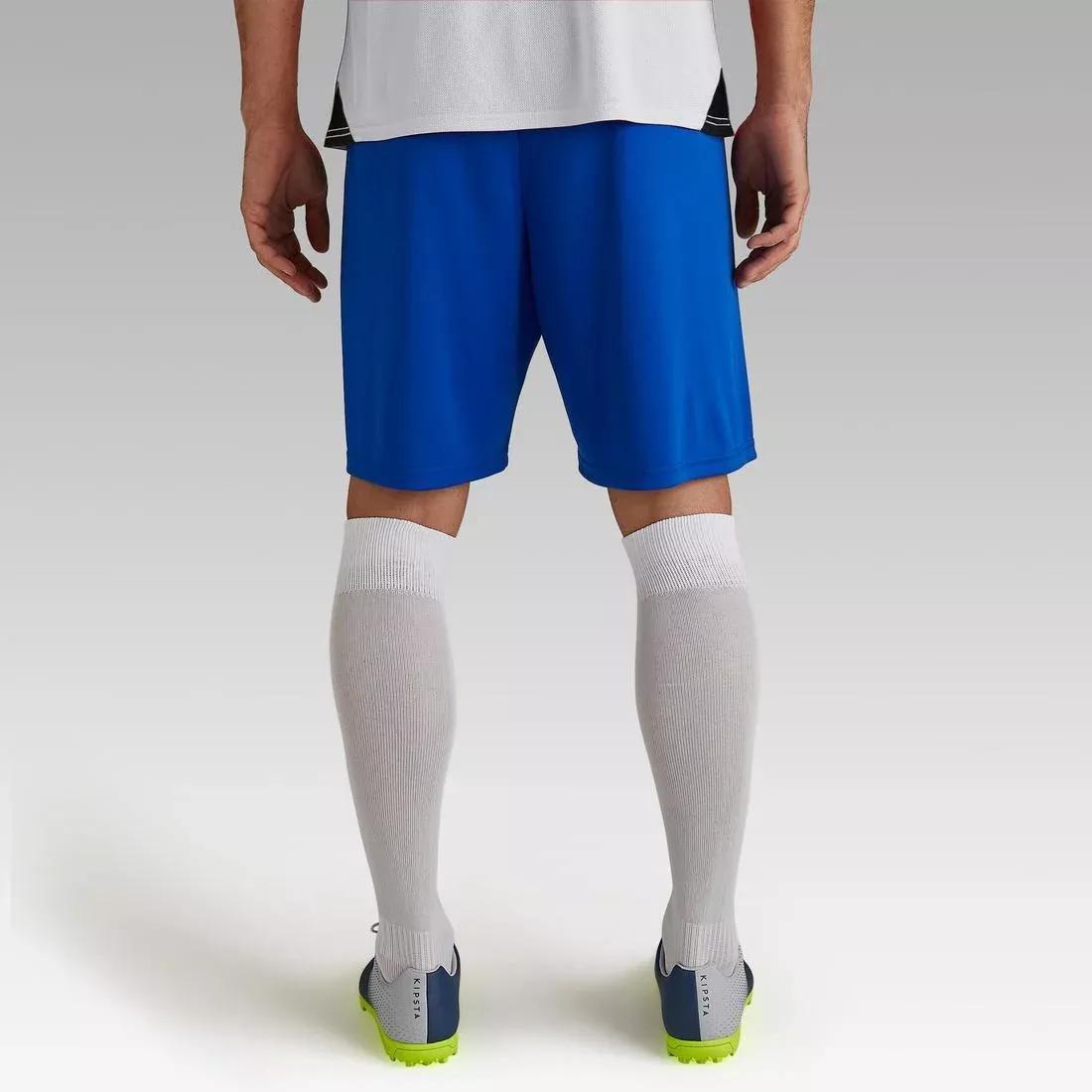 Adult Football Eco-Design Shorts F100, Bright Indigo, , large image number 10