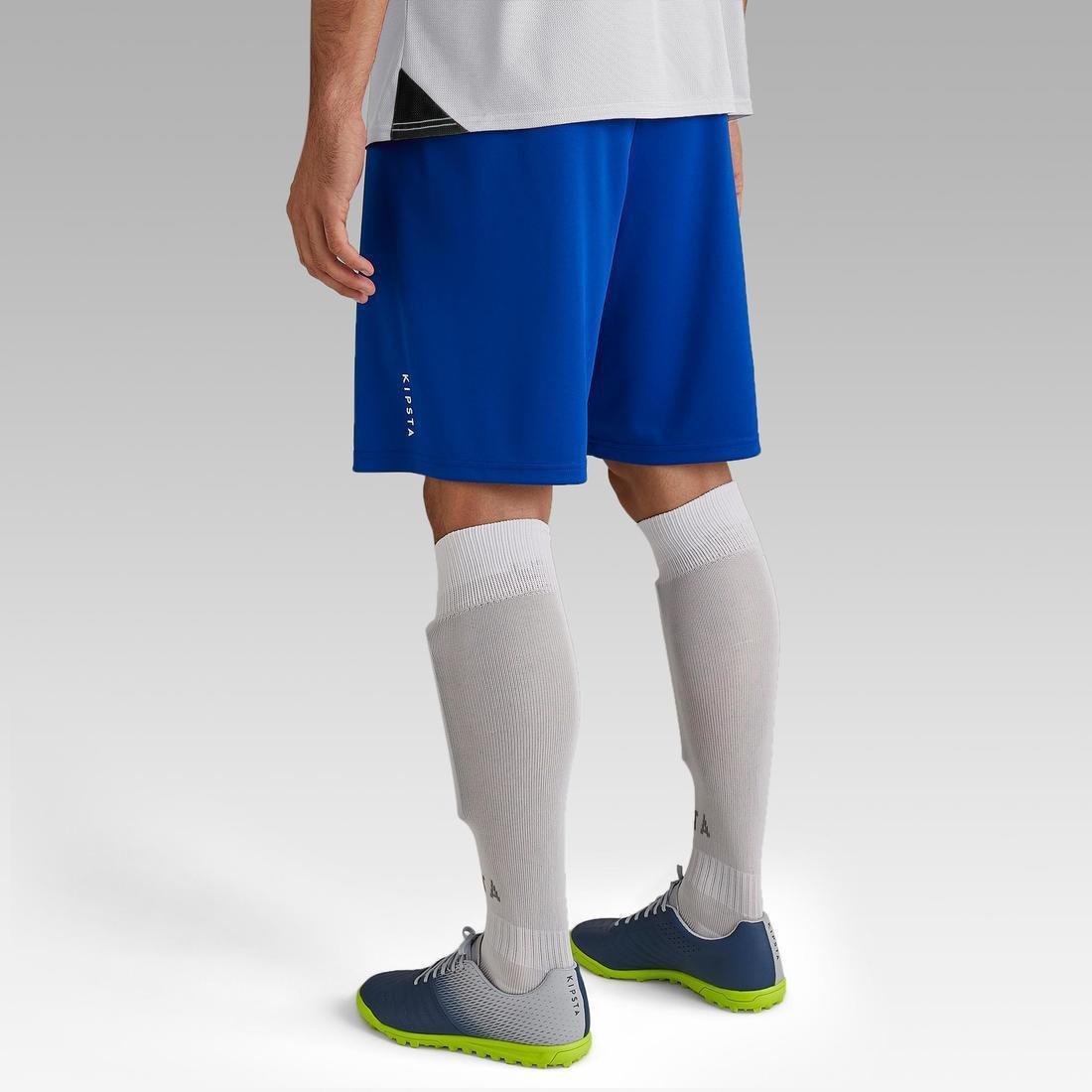Adult Football Eco-Design Shorts F100, Bright Indigo, , large image number 11
