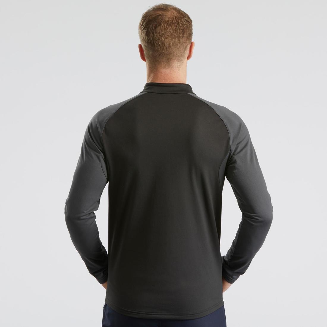 PRUSSIAN BLUE Men's hiking long-sleeved warm T-shirt - SH100, , large image number 9