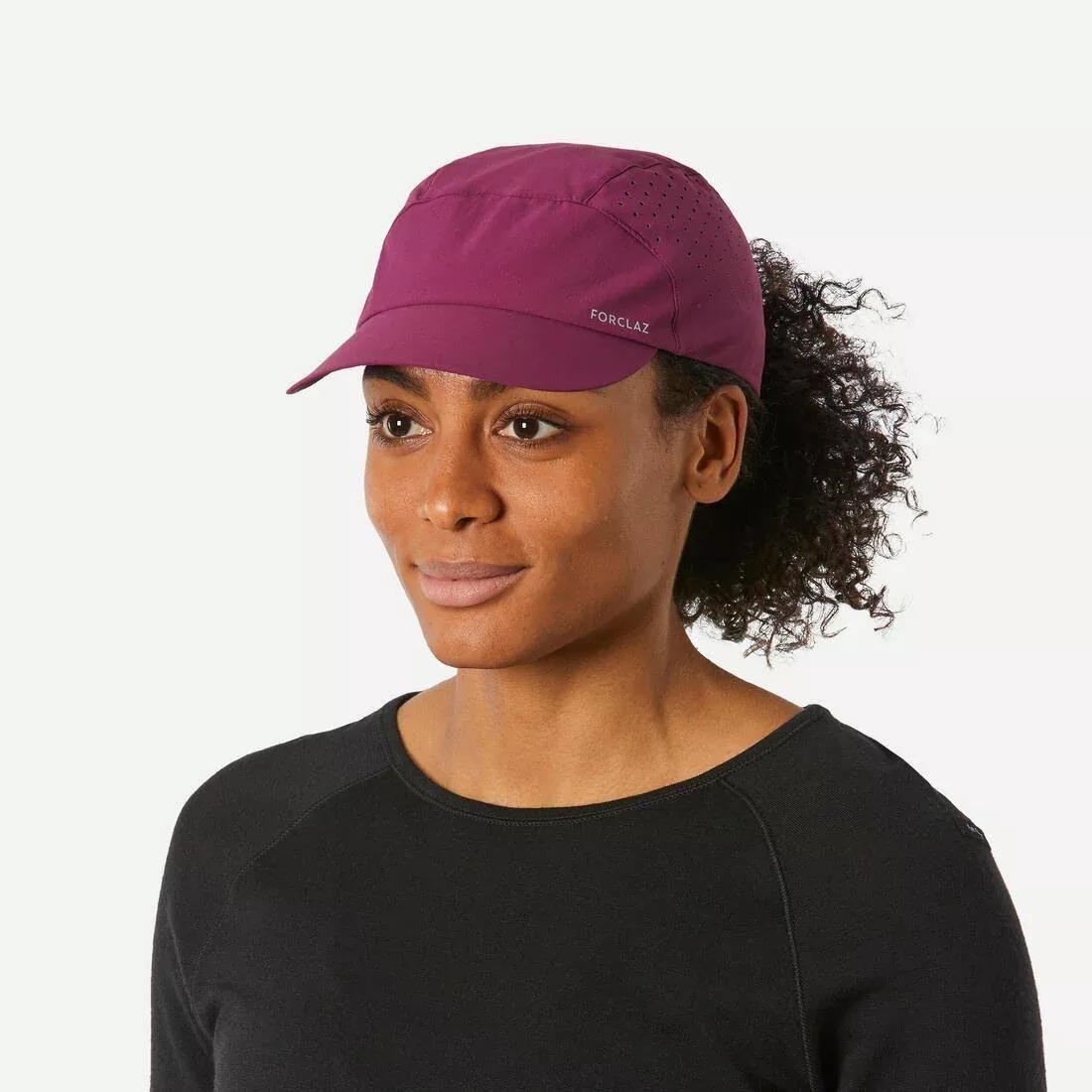 Montain Trekking Cap, Ventilated And Compact - Trek 500, Purple, No Color, large image number 1