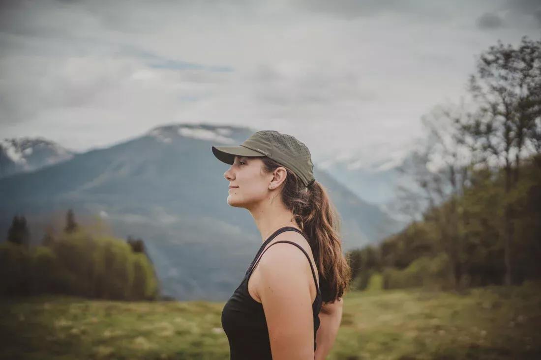 Montain Trekking Cap, Ventilated And Compact - Trek 500, Purple, No Color, large image number 7