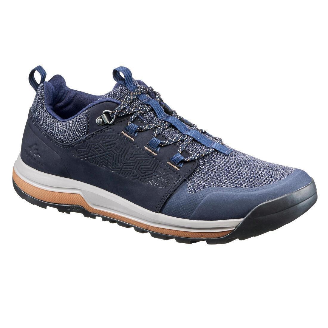 ASPHALT BLUE Men's Hiking Shoes  - NH500, No Color, large image number 8