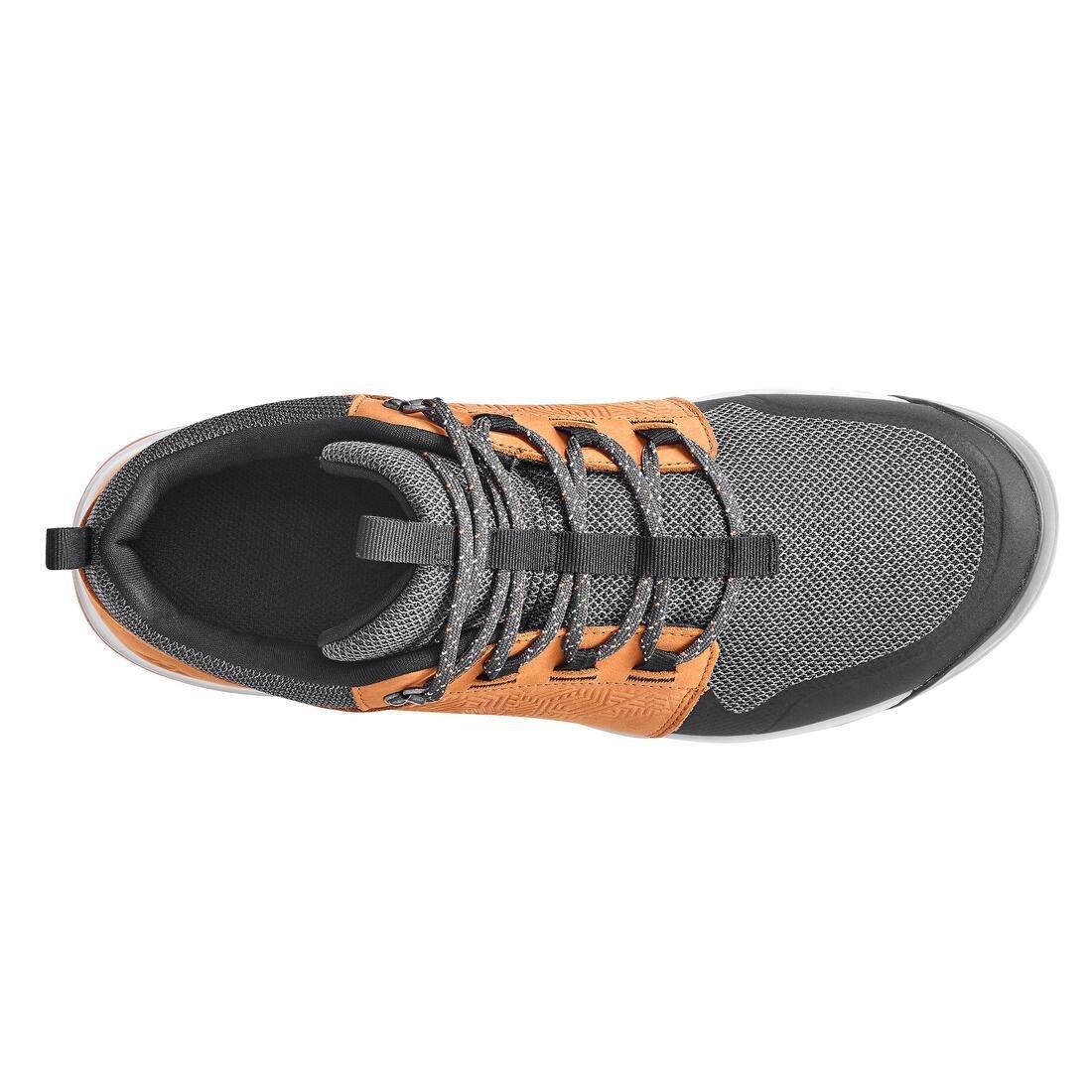 ASPHALT BLUE Men's Hiking Shoes  - NH500, No Color, large image number 14