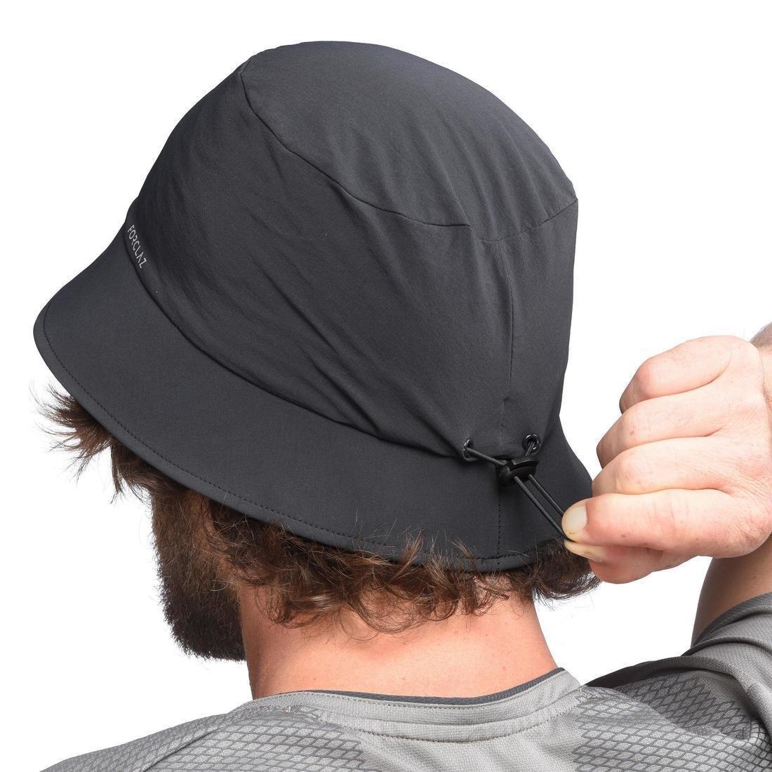 Mountain Trekking Hat Trek 100, Carbon Grey, , large image number 4
