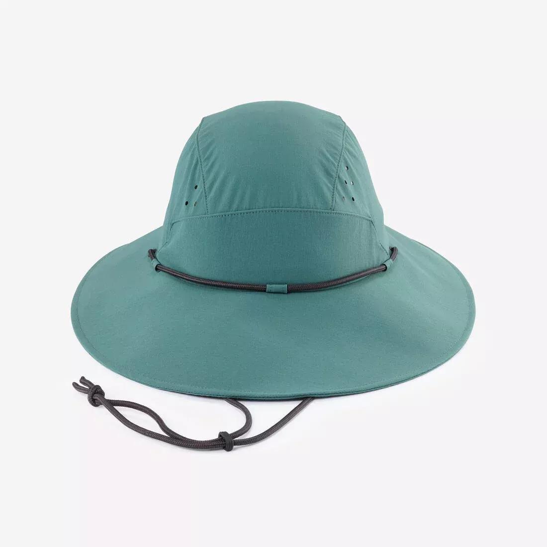 Women's Anti-Uv Mountain Trekking Hat |Trek 500, Purple, No Color, large image number 4