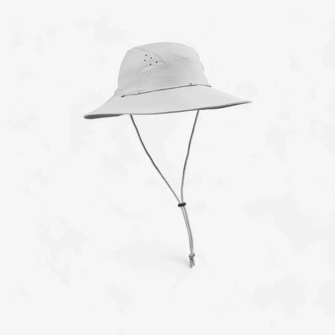 Women's Anti-Uv Mountain Trekking Hat |Trek 500, Purple, No Color, medium