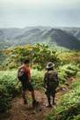FORCLAZ - Men's Anti-UV Mountain Trekking Hat - TREK 500, Dark Ivy Green