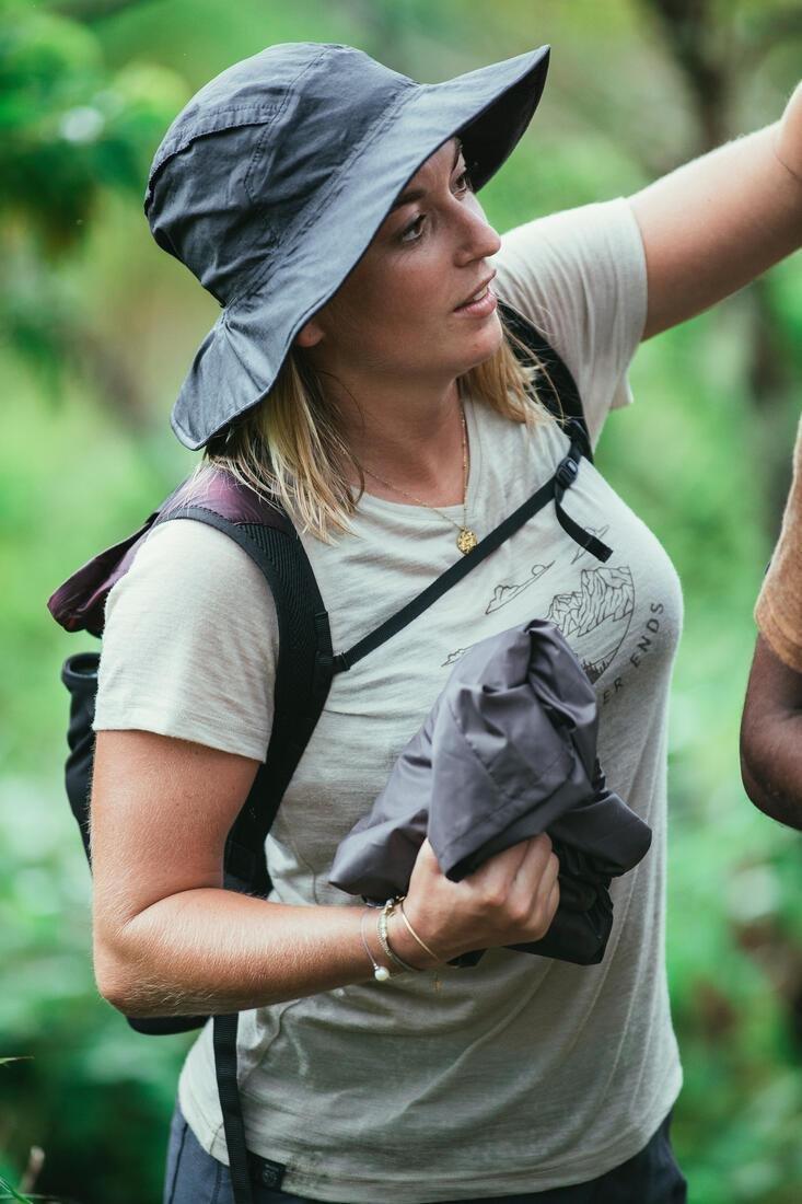 Waterproof Trekking Hat, MT900, Grey, No Color, medium