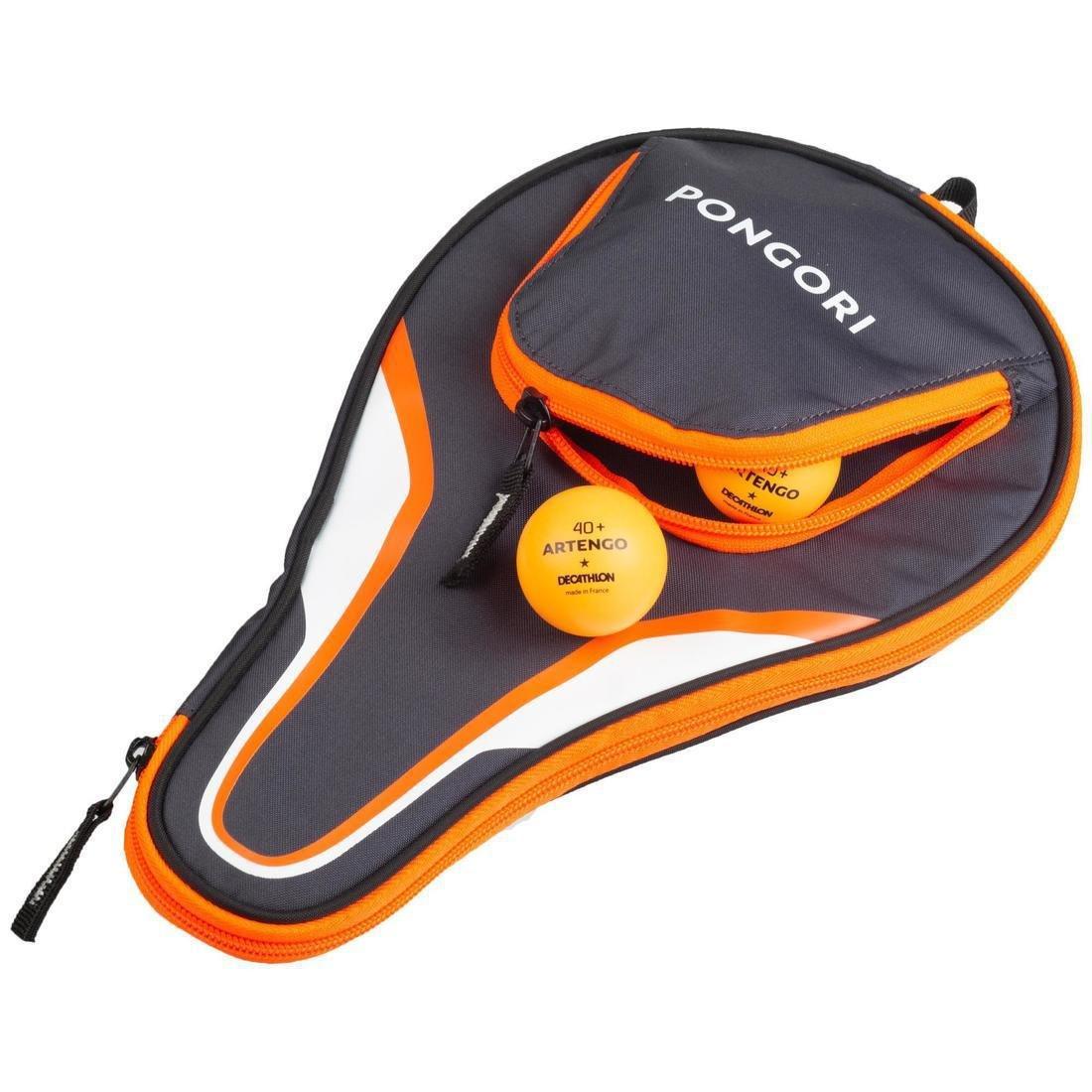 Fc 710 Table Tennis Bat Cover, Abyss Grey, No Color, large image number 6