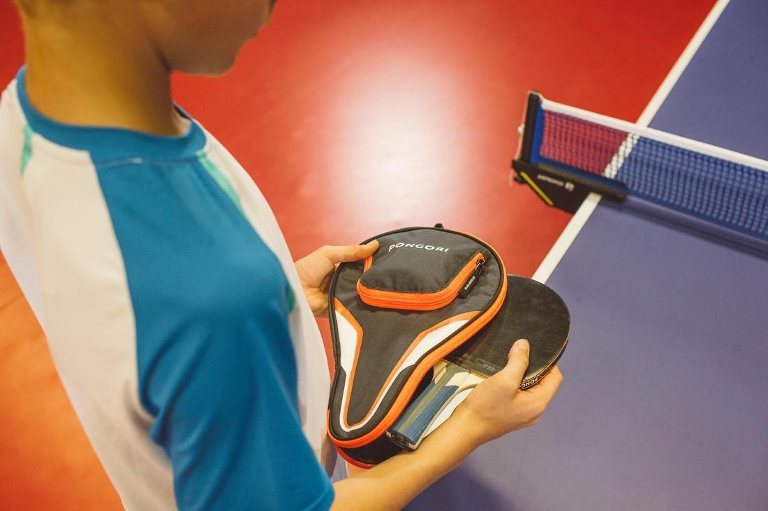 Fc 710 Table Tennis Bat Cover, Abyss Grey, No Color, large image number 7