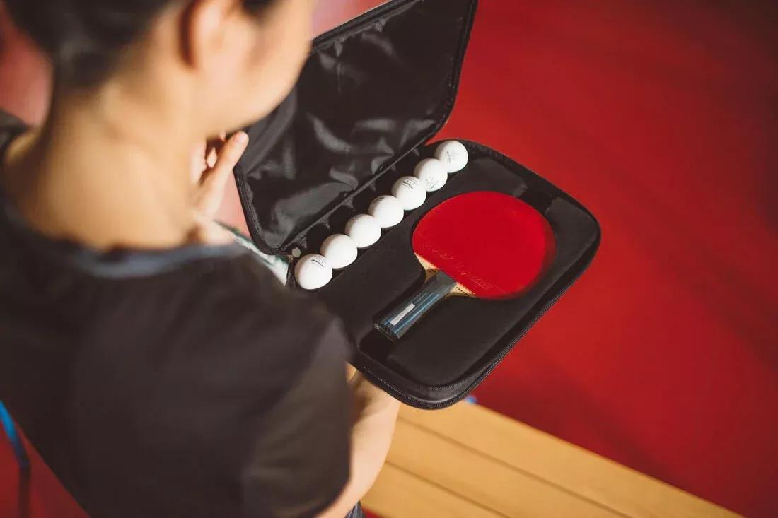 Table Tennis Bat Cover - TTC 900, Black, 5401_000, medium