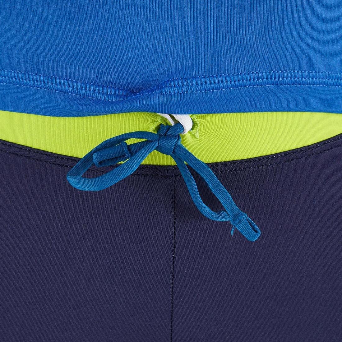 100 Children's Long Sleeve UV Protection Top Surfing T-Shirt, Royal Blue, , large image number 4