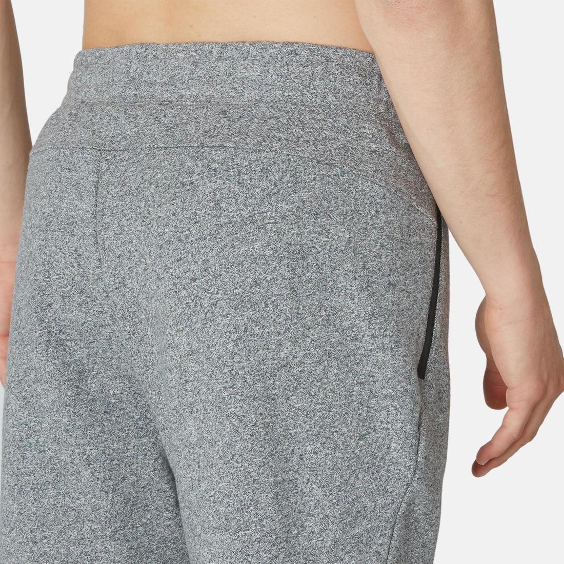 Fitness Slim-Fit Jogging Bottoms with Zip Pockets, Dark Grey, , large image number 13