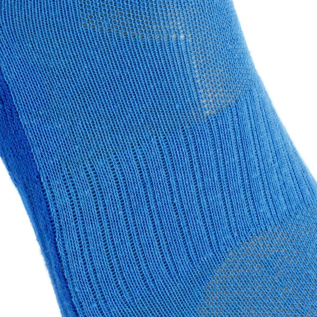 QUECHUA - Kids Low Hiking Socks Mh100 2-Pack, Blue