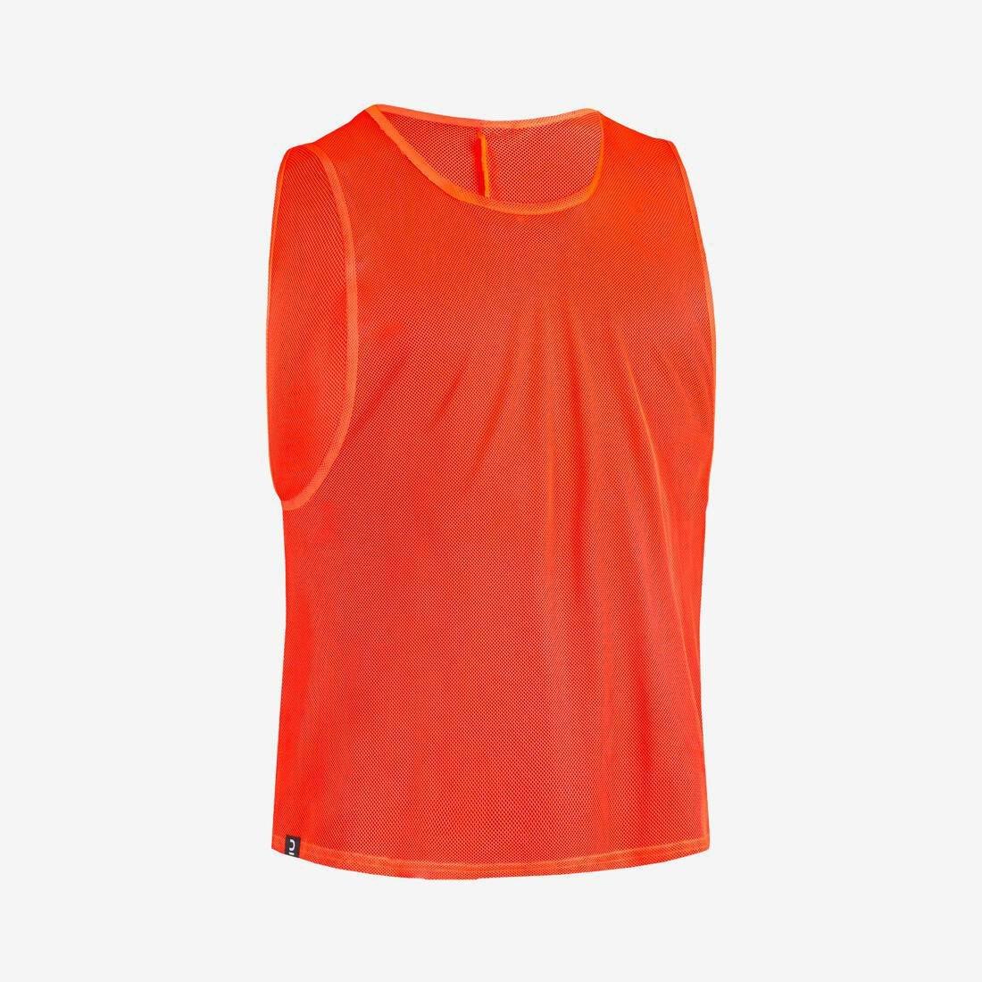 Adult Bib, Fluo Blood Orange, No Color, large image number 0